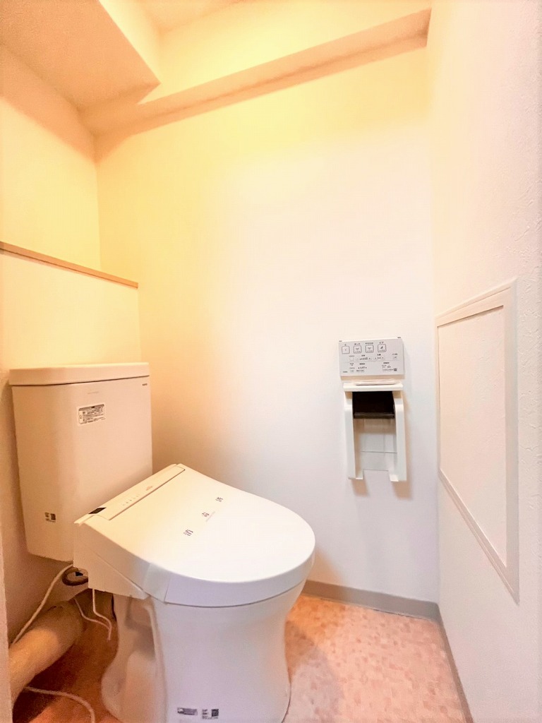シンプルだからこそ落ち着けるトイレです
